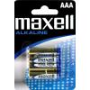 Baterie Maxell LR03 AAA alkalická, 4 ks, blistr