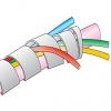 Spirálová bužírka Polyetylen Přírodní 3.2 mm 1.5494 mm Alpha Wire, řada: FIT Wire Management