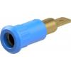 Staubli Testovací zásuvka, 4 mm, 30V ac, 25A, Modrá, Vnitřní Jazýček, materiál kontaktu: Slitina měď-zinek, délka: 30 Staubli Testovací zásuvka, 4 mm, 30V ac, 25A, Modrá, Vnitřní Jazýček, materiál kontaktu: Slitina měď-zinek, délka: 30