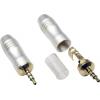 BKL Electronic 1103092 jack konektor 3.5 mm zástrčka, rovná Pólů: 4 stereo zlatá 1 ks BKL Electronic 1103092 jack konektor 3.5 mm zástrčka, rovná Pólů: 4 stereo zlatá 1 ks