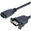 Lyndahl LKHA012 HDMI adaptér [1x HDMI zásuvka - 1x HDMI zástrčka] čern...