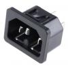 Schurter Konektor IEC C16, orientace těla: Rovný, Montáž do panelu Vnitřní, 250V 15A Schurter Konektor IEC C16, orientace těla: Rovný, Montáž do panelu Vnitřní, 250V 15A