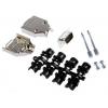 MH Connectors MHDTPPK9-DB9P-K sada D-SUB kolíkové lišty 180 ° Pólů: 9 ...
