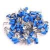 Faston-rozvaděč 6,3 mm modrý, kabel 1,5–2,5 mm², 100 ks