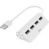 Hama 00200120 USB Hub 4 porty USB-A USB 2.0 480 MBit/s bílá