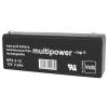 multipower MP2,3-12 MP2.3-12 olověný akumulátor 12 V 2.3 Ah olověný se skelným rounem (š x v x h) 178 x 66 x 34 mm póly kontaktu bezúdržbové, nepatrné multipower MP2,3-12 MP2.3-12 olověný akumulátor 12 V 2.3 Ah olověný se skelným rounem (š x v x h) 178 x 66 x 34 mm póly kontaktu bezúdržbové, nepatrné