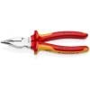 Úzké kleště 1, celková délka: 185mm, Nástrojová ocel Špičatý Knipex Splňuje normu VDE/1000V Úzké kleště 1, celková délka: 185mm, Nástrojová ocel Špičatý Knipex Splňuje normu VDE/1000V