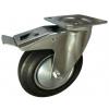 RS PRO Brzděné otočné 205 kg 200 mm, Pryž