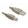 Delock USB kabel USB 2.0 USB-A zástrčka, USB-B zástrčka 1.80 m šedá 82215 Delock USB kabel USB 2.0 USB-A zástrčka, USB-B zástrčka 1.80 m šedá 82215