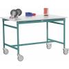 Manuflex BB4031.5021 Servírovací stolek základní mobilně se Melamin-Tischplatte v vodní modrá RAL 5021, Šxhxv: 1250 x 600 x 850 mm vodní modrá Manuflex BB4031.5021 Servírovací stolek základní mobilně se Melamin-Tischplatte v vodní modrá RAL 5021, Šxhxv: 1250 x 600 x 850 mm vodní modrá