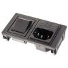 Bulgin Konektor IEC C14, orientace těla: Horizontální, Zacvakávací montáž velikost pojistky 5 x 20 mm Vnitřní, 250V 10A Bulgin Konektor IEC C14, orientace těla: Horizontální, Zacvakávací montáž velikost pojistky 5 x 20 mm Vnitřní, 250V 10A