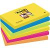 Post-it samolepící poznámka 6556SR 127 mm x 76 mm neonově zelená, neonově oranžová, ultramodrá , ultražlutá , ultrarůžová 540 listů