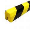 Ochrana proti nárazu, Černá, Žlutá, délka: 1000 mm, šířka: 40mm RS PRO