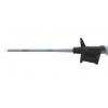 Electro PJP Krokosvorka, velikost zásuvky: 4 mm, Černá 6A, 1kV, délka: 162 mm, materiál kontaktu: Ocel