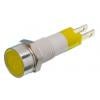 Indikátor pro montáž do panelu, řada: SKCD Žlutá, typ žárovky: LED Jazýček Signal Construct 28V 8 mm, IP67 Indikátor pro montáž do panelu, řada: SKCD Žlutá, typ žárovky: LED Jazýček Signal Construct 28V 8 mm, IP67