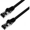 BKL Electronic 144000 RJ45 síťové kabely, propojovací kabely CAT 8.1 S/FTP 0.50 m černá bez halogenů 1 ks BKL Electronic 144000 RJ45 síťové kabely, propojovací kabely CAT 8.1 S/FTP 0.50 m černá bez halogenů 1 ks