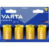 Varta VARTA Longlife D Blister 4 baterie velké mono D alkalicko-manganová 1.5 V 4 ks
