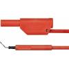 Schützinger AL 8321 / ZPK / 1 / 100 / RT adaptérový kabel zástrčka 4 mm zkušební hroty červená 1 ks Schützinger AL 8321 / ZPK / 1 / 100 / RT adaptérový kabel zástrčka 4 mm zkušební hroty červená 1 ks