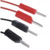 RS PRO Zkušební vodič, Černá, Červená 4A, délka kabelů: 1 m, 15V, Polyvinylchlorid RS PRO Zkušební vodič, Černá, Červená 4A, délka kabelů: 1 m, 15V, Polyvinylchlorid
