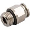 RS PRO Pneumatická armatura, řada: 57, 12mm Zásuvný, Vnější 1/4" G RS PRO Pneumatická armatura, řada: 57, 12mm Zásuvný, Vnější 1/4" G