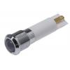 Indikátor pro montáž do panelu Prominentní barva Bílá Pájecí plíšek, 24 V ac, 24V dc RS PRO, IP67