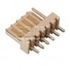 Vidlice jednořadá 1×6 WAF2600, rozteč 2,54 mm, vývody rovné, Au