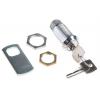 Zámková vložka S klíčem, Klíč, hloubka od panelu k jazýčku: 32.7 mm, Chromová 20.1 x 17.6 mm Euro-Locks a Lowe &