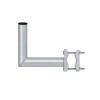 Anténní držák 15cm na balkon s třmenem, trubka 42/2mm, výška 11,5cm