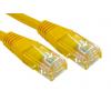 RS PRO Kat6 Ethernetové kabely, Žlutá, Polyvinylchlorid, A: RJ45, Rovný, 80V 1 m Vnější, B: Přímý Vnější, typ pláště: