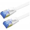 Value 21.99.2161 RJ45 síťové kabely, propojovací kabely CAT 6A F/UTP 1.00 m bílá stíněný, plochý, pozlacené kontakty 1 ks Value 21.99.2161 RJ45 síťové kabely, propojovací kabely CAT 6A F/UTP 1.00 m bílá stíněný, plochý, pozlacené kontakty 1 ks