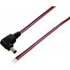 BKL Electronic 075106 nízkonapěťový připojovací kabel nízkonapěťová zástrčka - kabel s otevřenými konci 5.50 mm 2.10 mm 1.00 m 1 ks