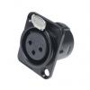 RS PRO Konektor XLR, barva Černá, počet kontaktů: 3, orientace těla: Rovný Vnitřní, pokovení: Stříbrná, Panel, 50V RS PRO Konektor XLR, barva Černá, počet kontaktů: 3, orientace těla: Rovný Vnitřní, pokovení: Stříbrná, Panel, 50V