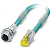 Phoenix Contact 1417828 RJ45 síťové kabely, propojovací kabely CAT 6A 0.5 m stíněný 10 ks