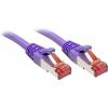 LINDY 47820 RJ45 síťové kabely, propojovací kabely CAT 6 S/FTP 0.30 m fialová s ochranou 1 ks LINDY 47820 RJ45 síťové kabely, propojovací kabely CAT 6 S/FTP 0.30 m fialová s ochranou 1 ks
