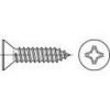 TOOLCRAFT 145266 zápustné šrouby se zápustnou hlavou 5.5 mm 19 mm křížová drážka Philips DIN 7982 ocel galvanizováno zinkem 100 ks