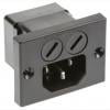 Schurter Konektor IEC C14, orientace těla: Rovný, Montáž do panelu velikost pojistky 5 x 20 mm Vnější, 250V 10A Schurter Konektor IEC C14, orientace těla: Rovný, Montáž do panelu velikost pojistky 5 x 20 mm Vnější, 250V 10A