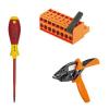 PCB plug-in connector, Accessories, Strain relief, Orange, No. of pole... PCB plug-in connector, Accessories, Strain relief, Orange, No. of pole...