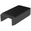 KOPOS 8922_FB kabelová lišta spojovací kus (š x v) 20 mm x 10 mm 1 ks černá