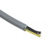 Ovládací kabel 3žilový plocha průřezu 0.75 mm² 18 AWG, 500V Nestíněný Bez halogenů plášť, Šedá, vnější průměr: 5.7 mm