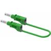 Electro PJP 2214/600V-CD1-50V měřicí kabel banánková zástrčka 50 cm zelená 1 ks Electro PJP 2214/600V-CD1-50V měřicí kabel banánková zástrčka 50 cm zelená 1 ks
