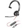HP Poly Blackwire C3220 Headset uzavřená (Over Ear) kabelová stereo če...