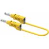 Electro PJP 2212/600V-CD1-100J měřicí kabel 100 cm žlutá 1 ks Electro PJP 2212/600V-CD1-100J měřicí kabel 100 cm žlutá 1 ks