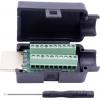 TRU COMPONENTS T1904C104 HDMI konektor zástrčka, vestavná rovná Pólů: 20 černá 1 ks TRU COMPONENTS T1904C104 HDMI konektor zástrčka, vestavná rovná Pólů: 20 černá 1 ks