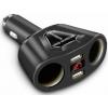 Rozdvojka autozásuvky 2x 12/24V + 2x USB-A zás. + voltmetr D257A Rozdvojka autozásuvky 2x 12/24V + 2x USB-A zás. + voltmetr D257A