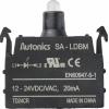 TRU COMPONENTS SA-LDBM LED kontrolka modrá 12 V, 24 V 1 ks TRU COMPONENTS SA-LDBM LED kontrolka modrá 12 V, 24 V 1 ks