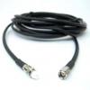 Koaxiální kabel, řada: FME LLC200A, Černá Polyvinylchlorid, vnější průměr: 5 mm OD 15 m 50 Ω Siretta S koncovkou