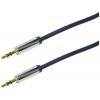 LogiLink CA10150 jack audio kabel 1.50 m tmavě modrá (matná) pozlacené kontakty LogiLink CA10150 jack audio kabel 1.50 m tmavě modrá (matná) pozlacené kontakty