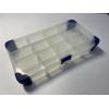 Přihrádková krabice 12 přihrádek Červená, Polypropylen Nastavitelné přepážky 30 mm x 200mm x 110 mm RS PRO Přihrádková krabice 12 přihrádek Červená, Polypropylen Nastavitelné přepážky 30 mm x 200mm x 110 mm RS PRO