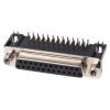 RS PRO Konektor D-Sub, počet kontaktů: 25, orientace těla: Pravý úhel 2.77 mm, Průchozí otvor Vnitřní, D-SUB, 250V, B, 4