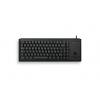 Klávesnice s trackballem, model: G84, Kabelový, Černá, USB Kompaktní QWERTY (Itálie) normální klávesy 84 x 19 mm x 370mm